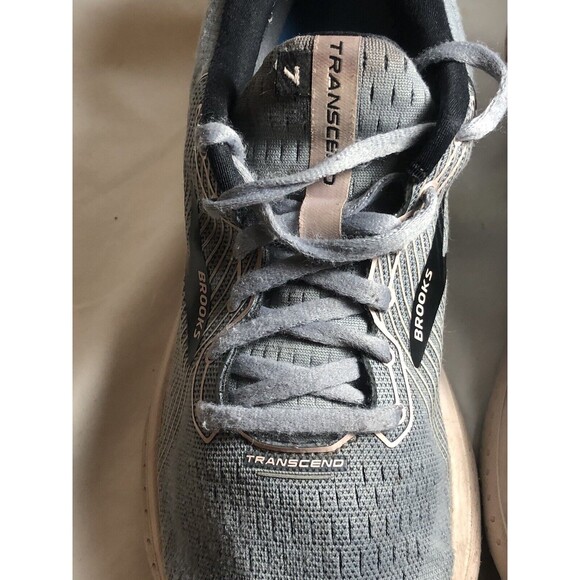Brooks Transcend 7 Shoe Grey Pink Size 10 Womens Road Running GuideRail - Picture 4 of 14